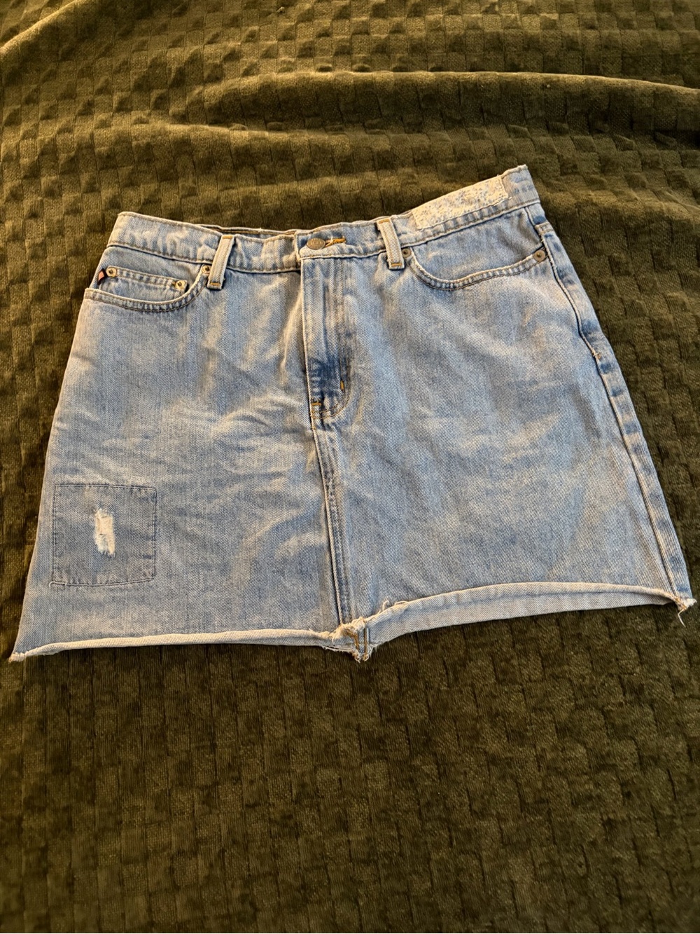Ralph Lauren Light Blue Denim Mini Shorts